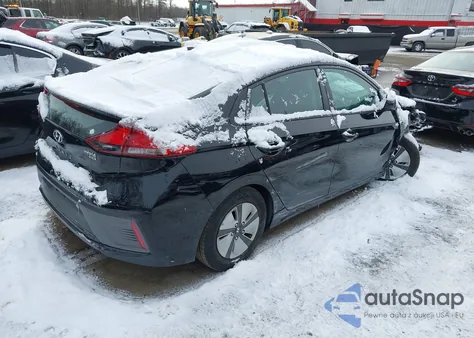 2020 Hyundai Ioniq Hybrid Blue from USA, damaged, VIN KMHC65LC5LU186447